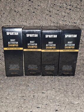 SPARTAN-Root Activator Shampoo Hair Growth 4-Pack 6.8 fl oz Each-New/Sealed